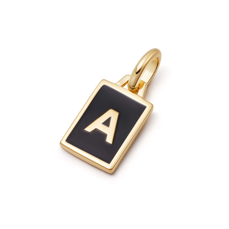 Personalised Gold Initial Letter Charm Necklace - Lily McCallin Jewellery